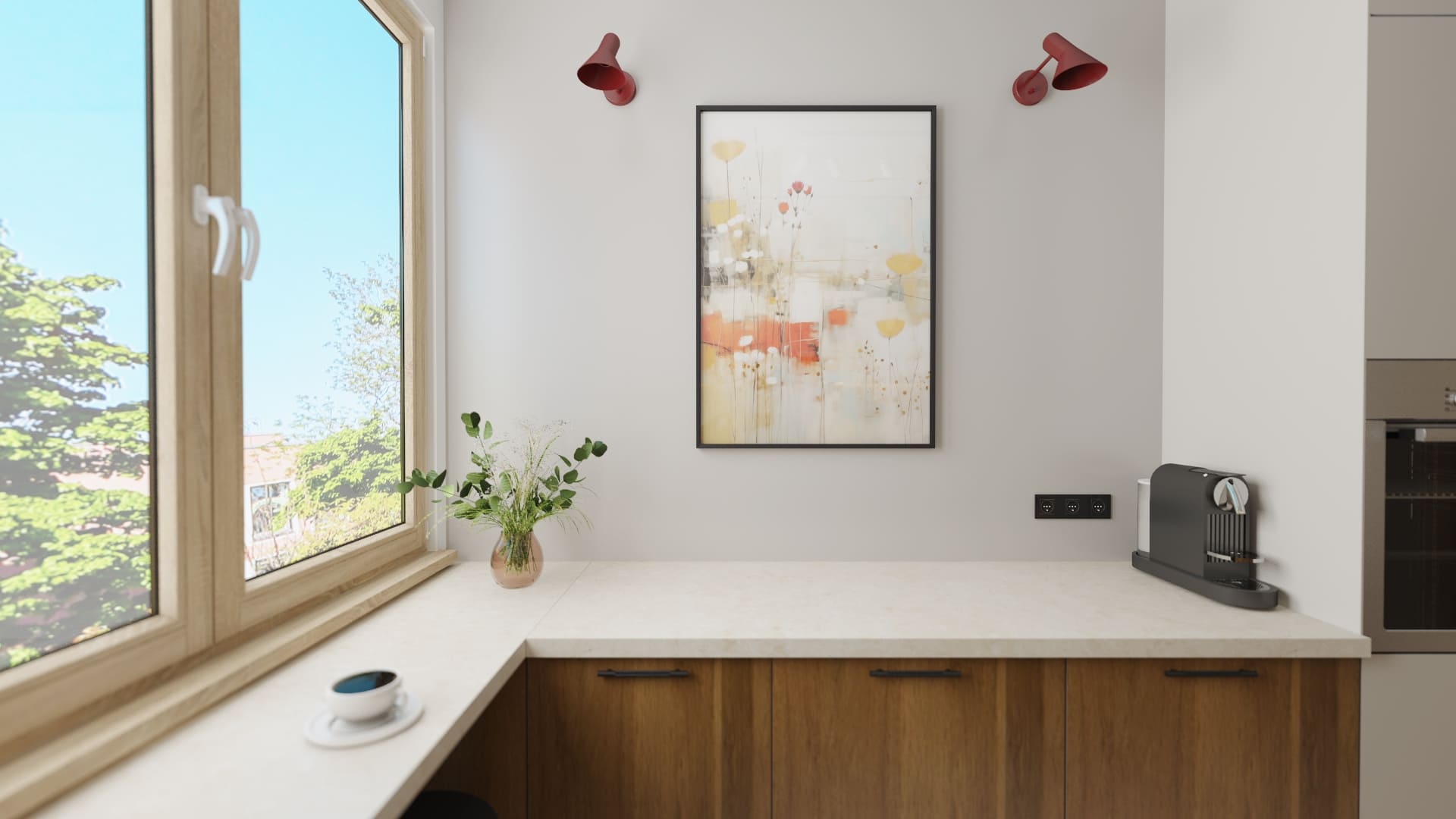 Kuchnia w mieszkaniu z lat 70. w Tarnobrzegu – nowoczesna metamorfoza